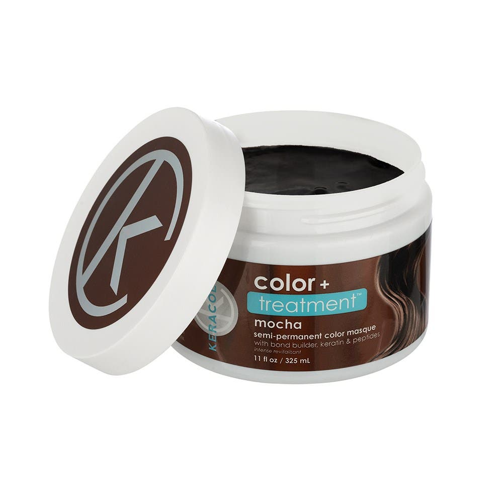 Keracolor Color+Treatment Semi-Permanent Colour Hair Masque 325ml - Mocha