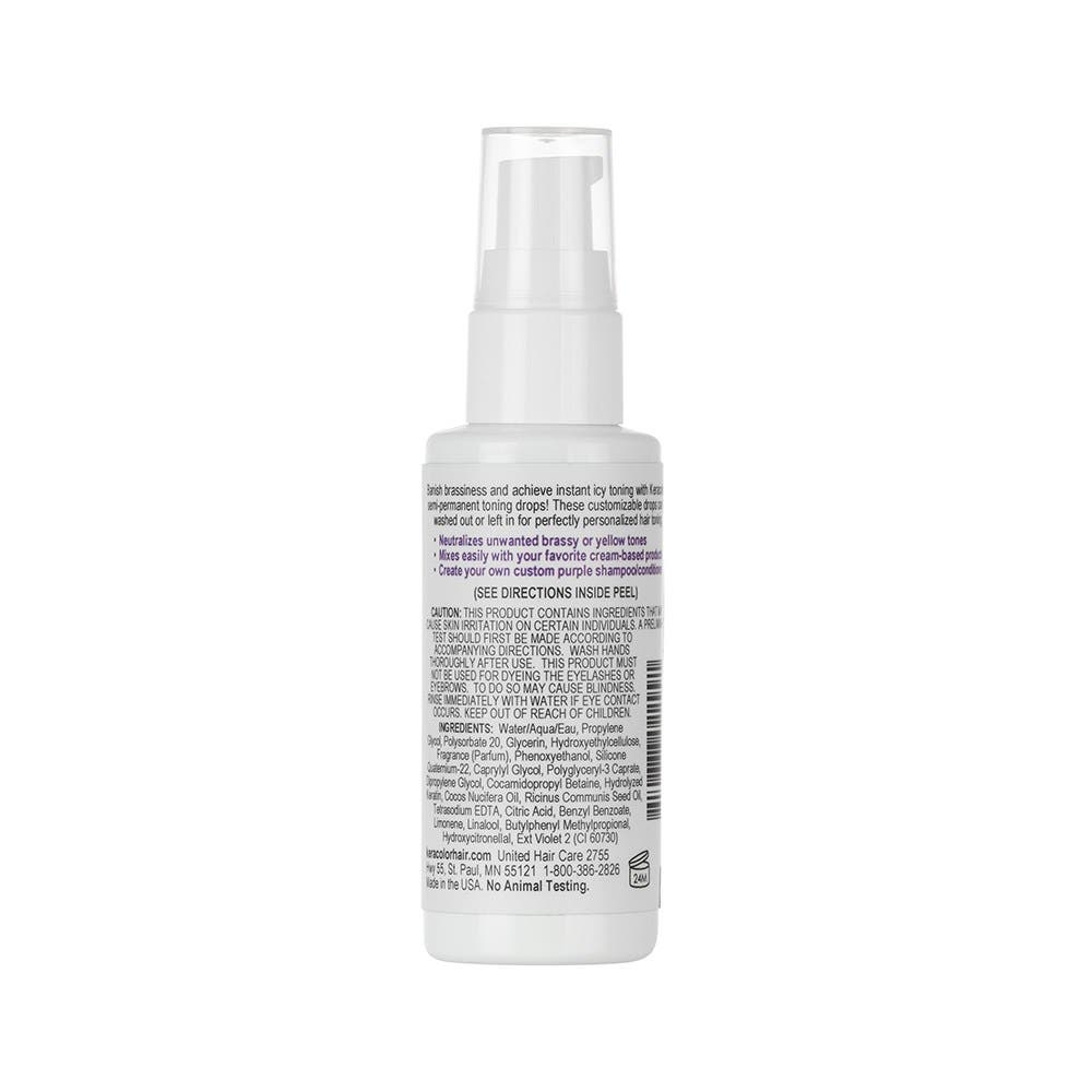 Keracolor Purple Toning Drops for Cool Blonde Tones 60ml
