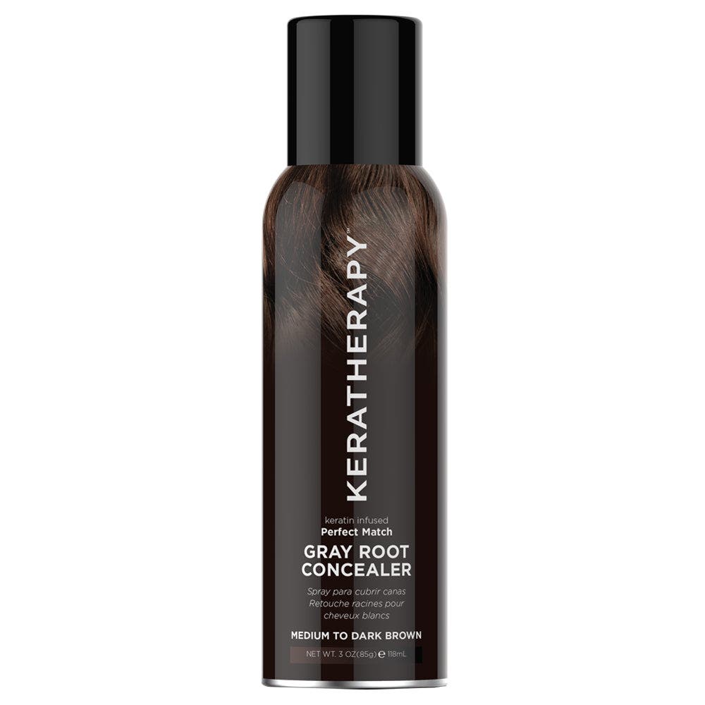 Keratherapy Keratin Infused Perfect Match Gray Root Concealer - Medium to Dark Brown