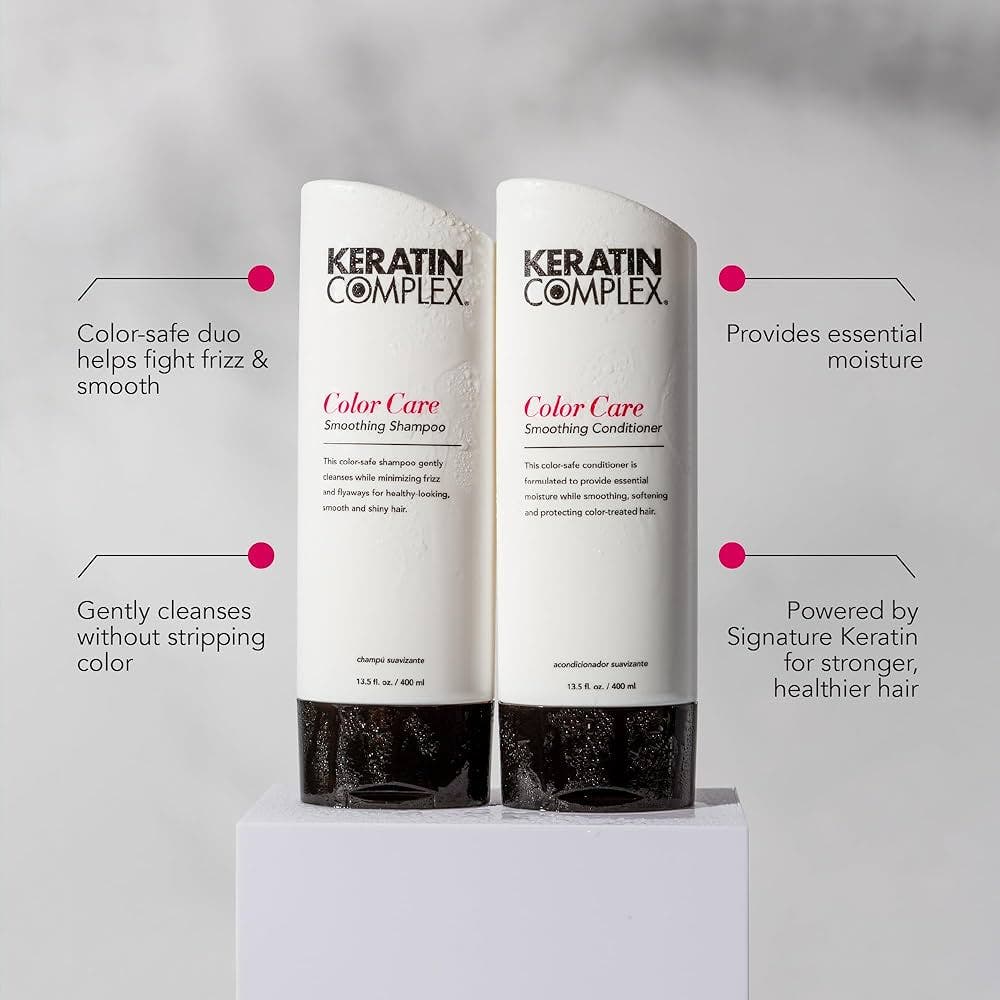 Keratin Complex Colour Care Smoothing Shampoo & Conditioner Duo 400ml
