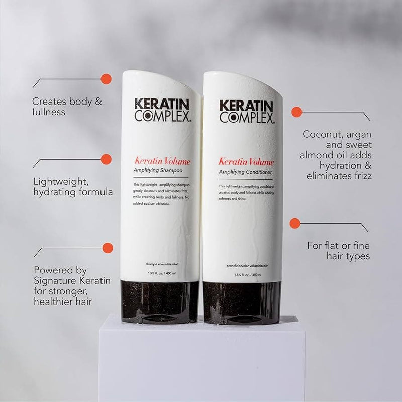 Keratin Complex Keratin Volume Amplifying Shampoo & Conditioner Duo 400ml