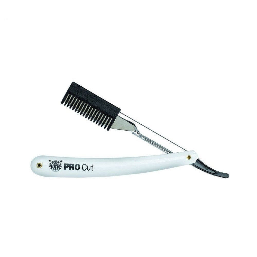 Kiepe Cutthroat Razor Scissors Professional / Barber & Hair Thinning Comb