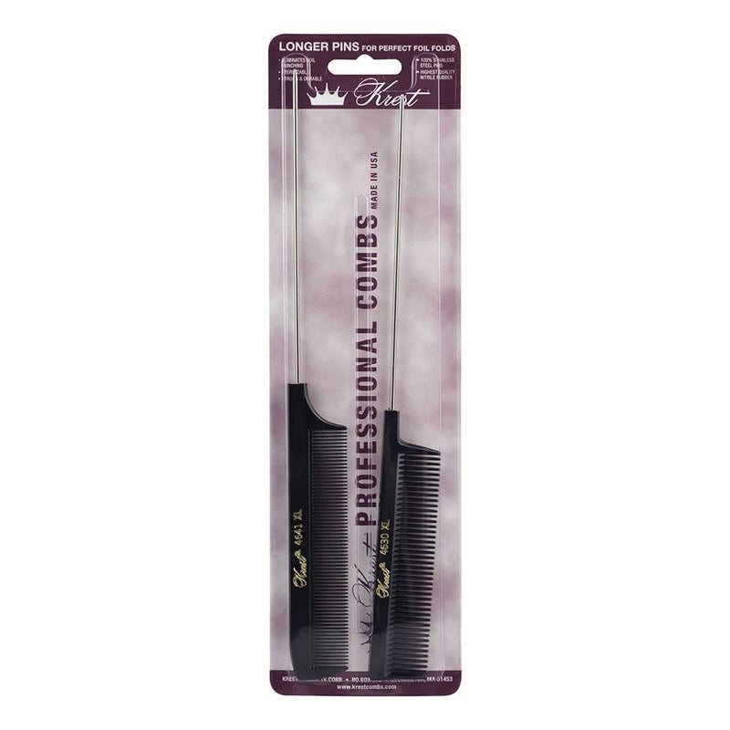 Krest Longer Pins 4630 XL Foiling Combs Twin Pack 129123