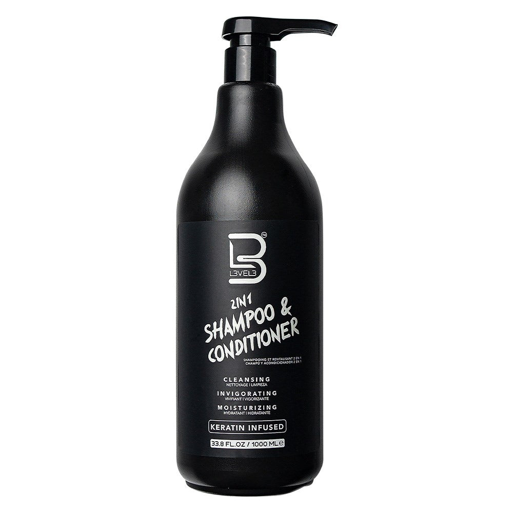 L3VEL3 2 In 1 Shampoo and Conditioner 1L