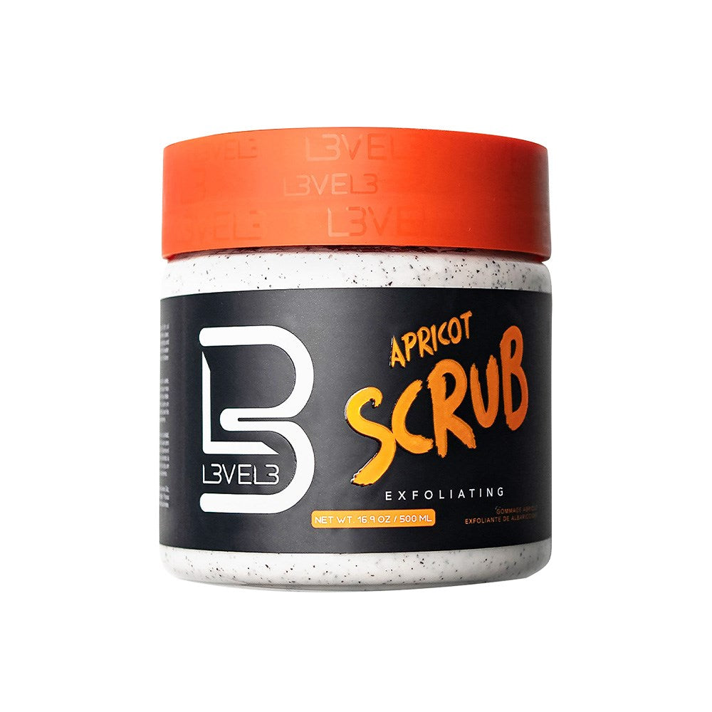 L3VEL3 Apricot Scrub, Facial Exfoliating 500ml
