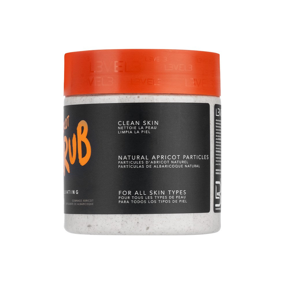 L3VEL3 Apricot Scrub, Facial Exfoliating 500ml