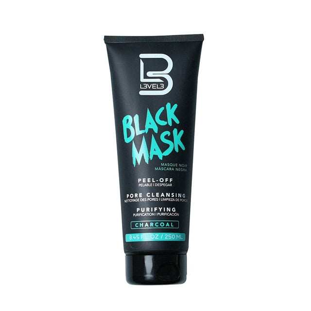 L3VEL3 Black Mask, Peel-off Pore Cleansing Facial Mask 250ml