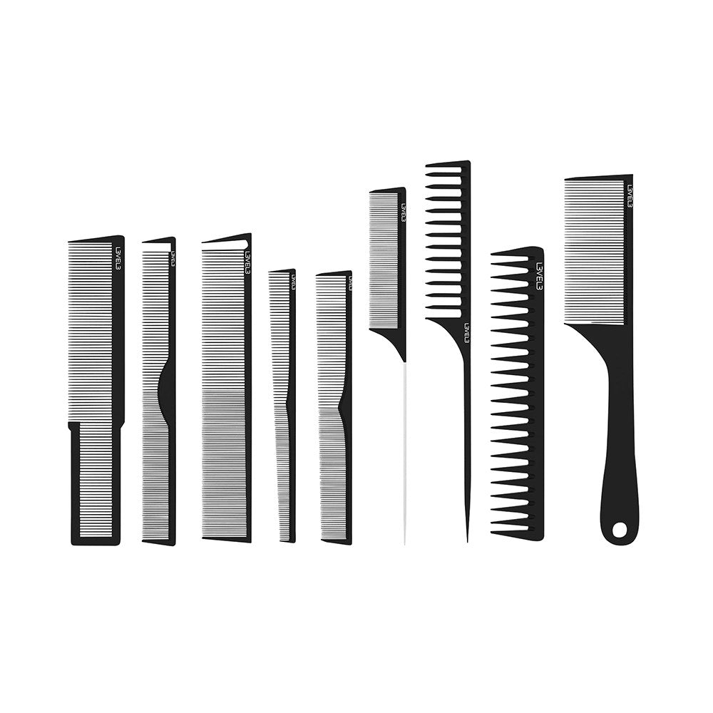 L3VEL3 Comb Set 9pk with Pouch