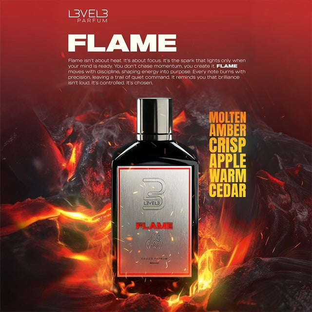 L3VEL3 Eau de Parfum Fragrance 100ml - Flame
