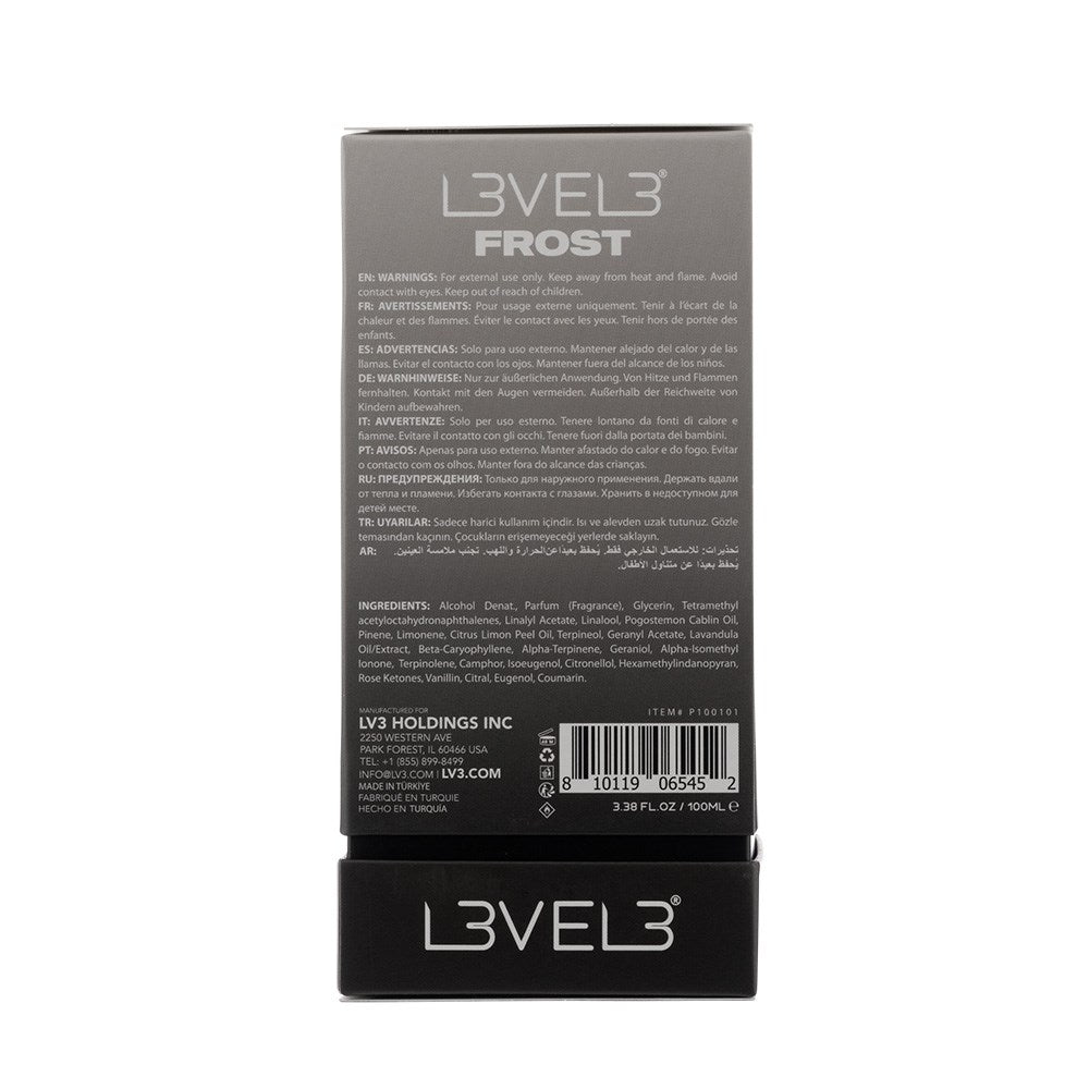 L3VEL3 Eau de Parfum Fragrance 100ml - Frost