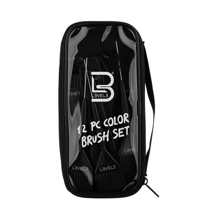 L3VEL3 Hair Colour Brush Set 12pc