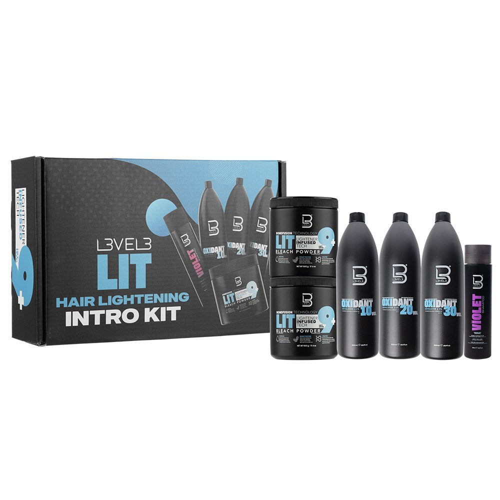 L3VEL3 LIT Hair Lightening Introduction Kit