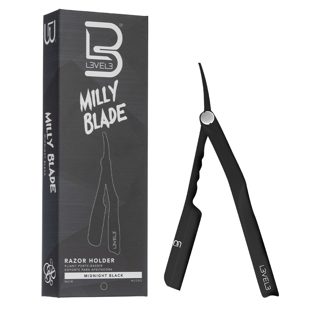 L3VEL3 Milly Blade Razor Holder - Midnight Black