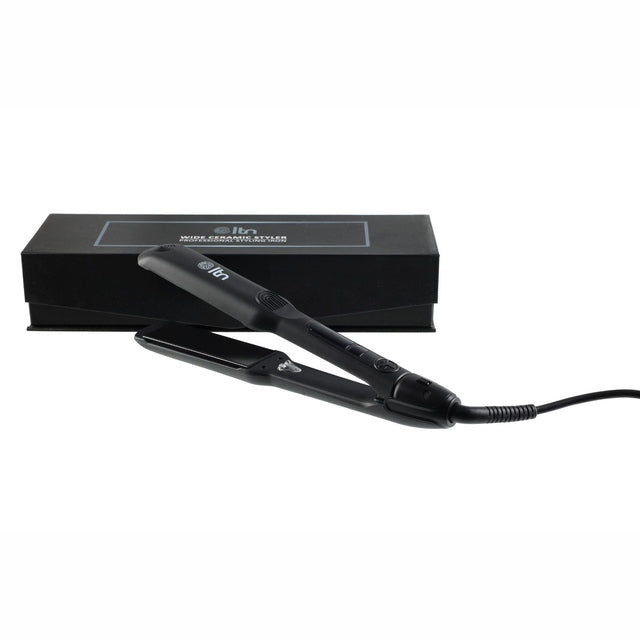 LTN Wide Hair Straightener 1.5" 32mm + Heat-Resistant Roll Mat Bag | Pro Styler by Anthony Nader | Adjustable Temp, Travel-Ready