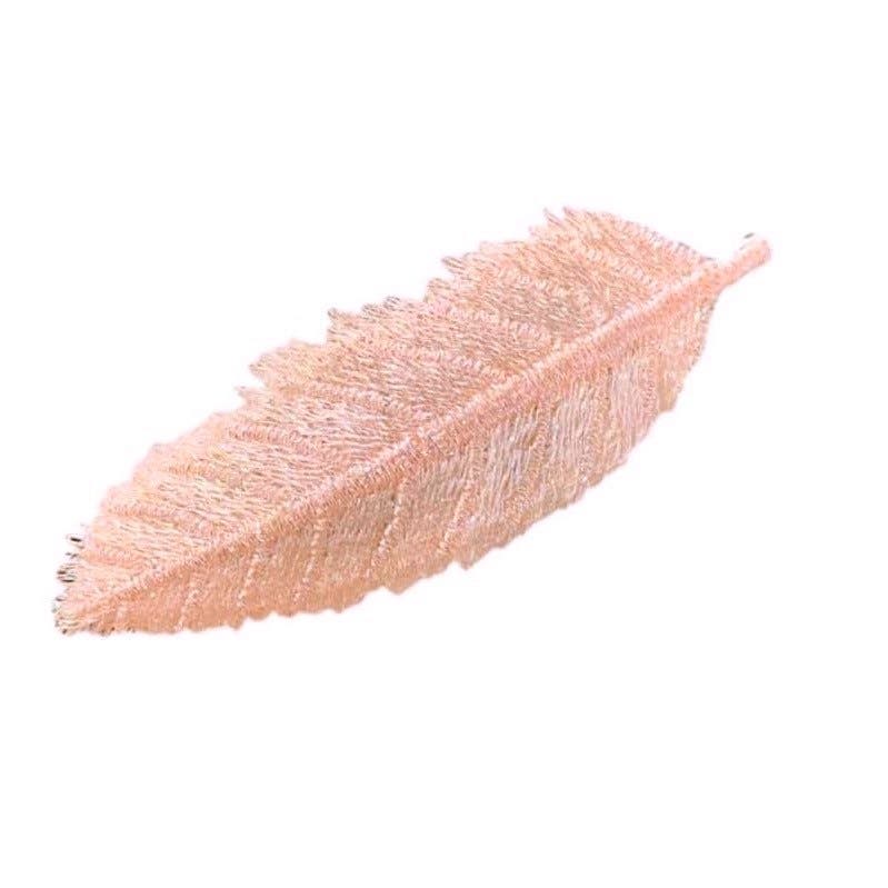 Leaf Hair Barrettes Elegant Snap Hair Clips 2pk