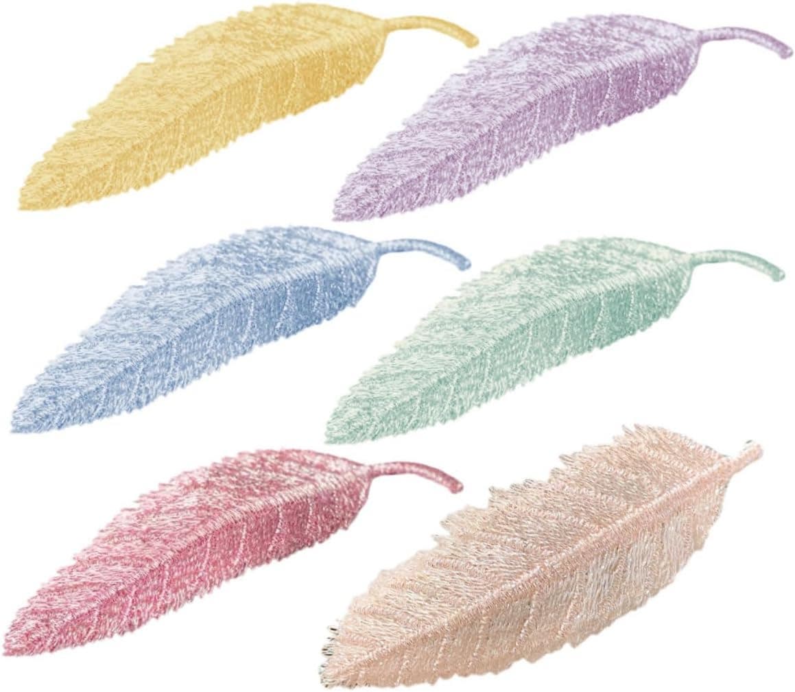 Leaf Hair Barrettes Elegant Snap Hair Clips 2pk