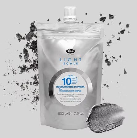 Lisap Milano Light Scale 10 Charcoal Sugar Complex Bleaching Paste 500g