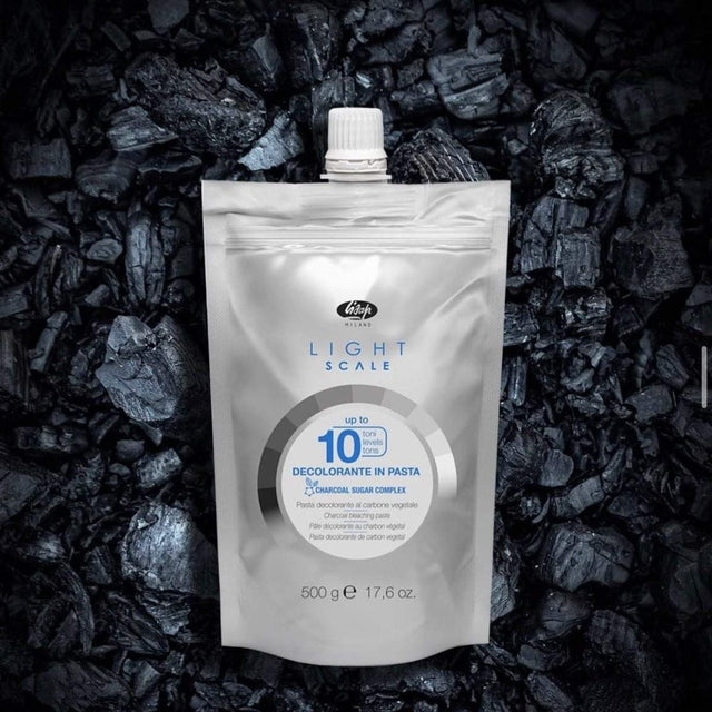 Lisap Milano Light Scale 10 Charcoal Sugar Complex Bleaching Paste 500g