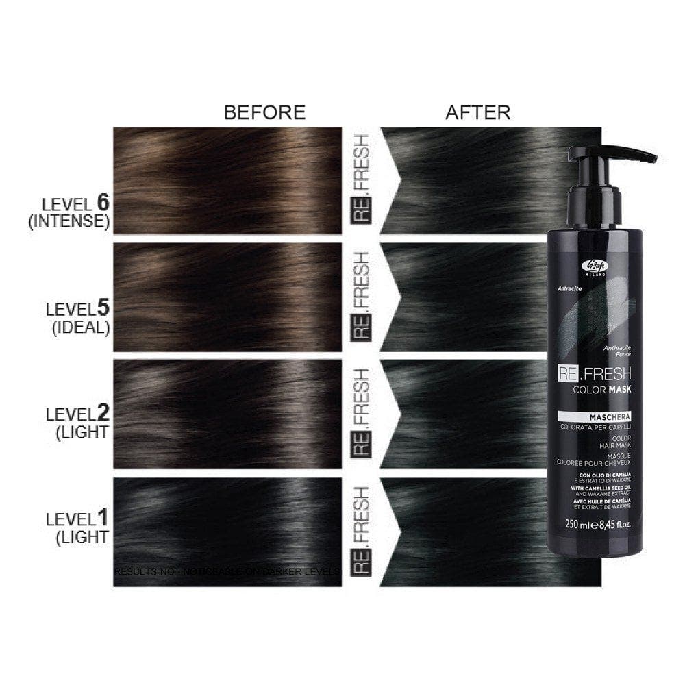 Lisap RE.Fresh Color Mask - Anthracite 250ml