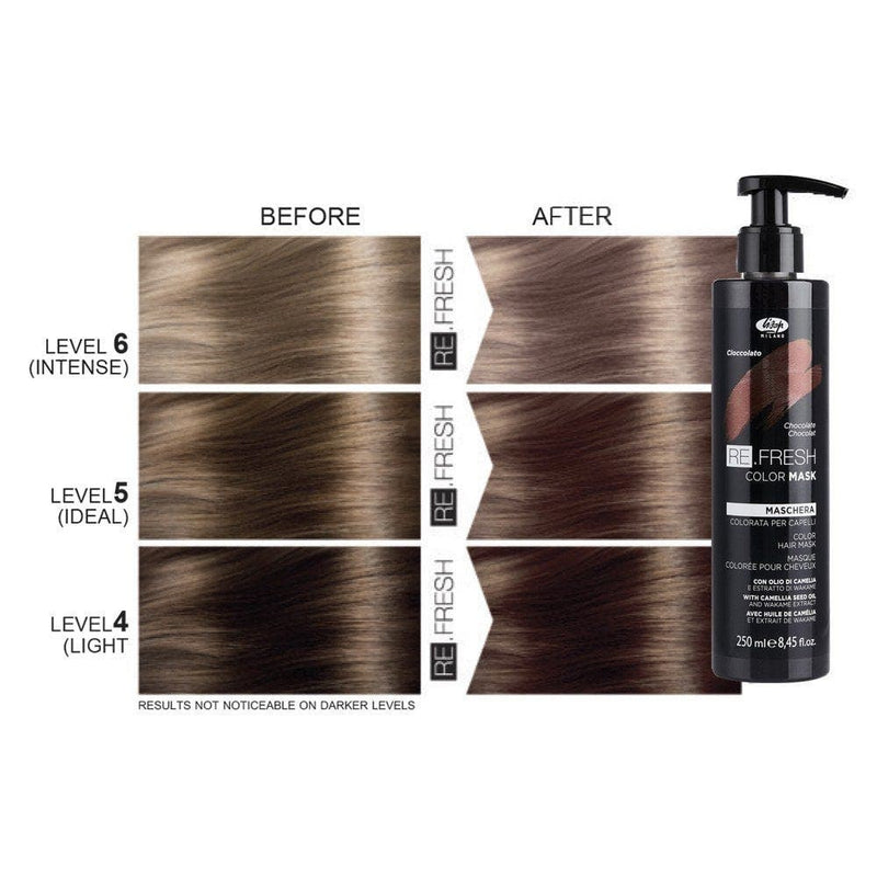Lisap RE.Fresh Color Mask - Chocolate 250ml
