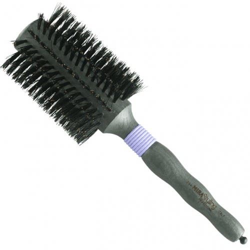 MIRA 294 Boar Bristle/Nylon Radial Professional Hair Brush - 70mm Purple Ring