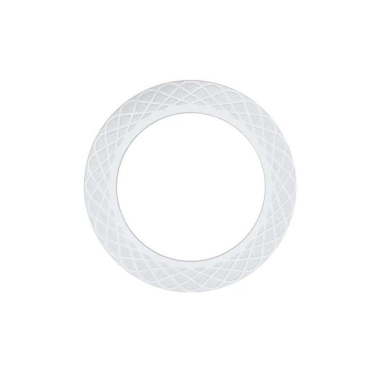 Magnetic Metal Plate Ring Wireless Charger Iron Sheet Sticker For Magnet Metal Tools - White