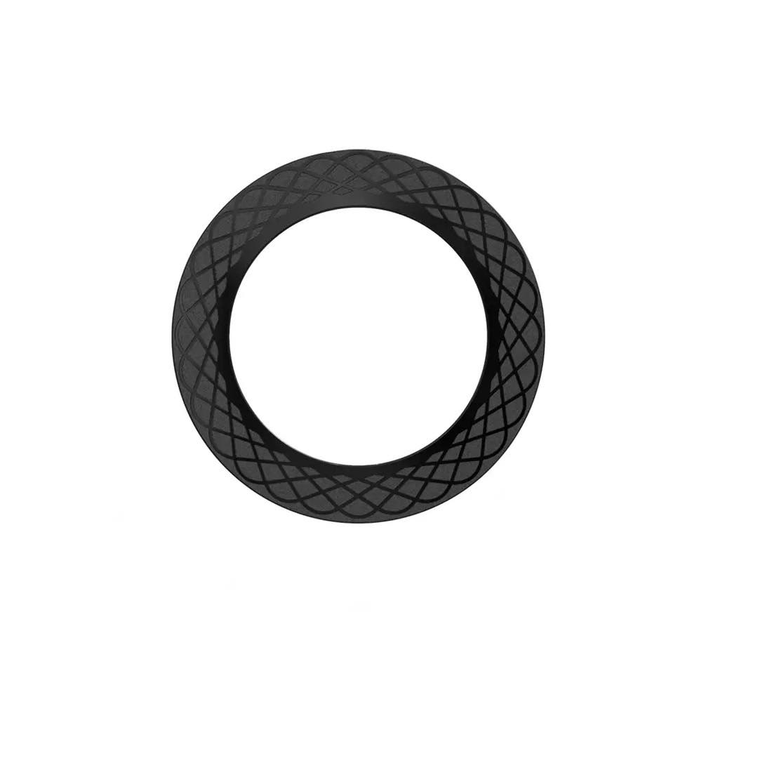 Magnetic Metal Plate Ring Wireless Charger Iron Sheet Sticker For Magnet Metal Tools - Black