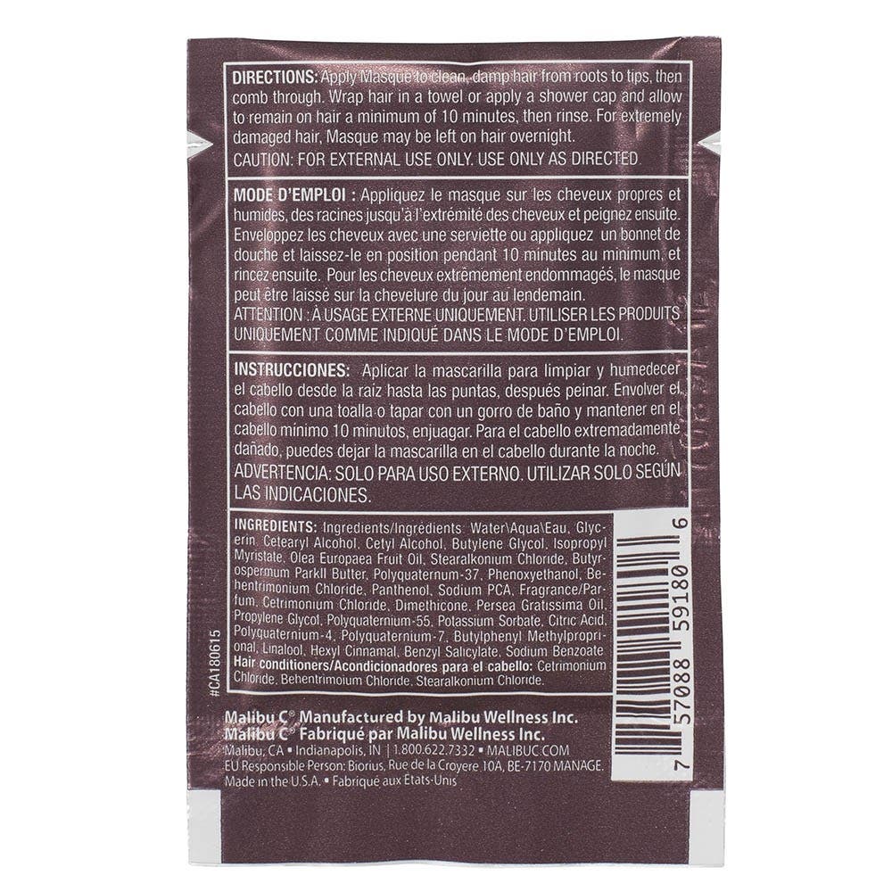 Malibu C Color-Lock Masque 12ml x 12 Sachets