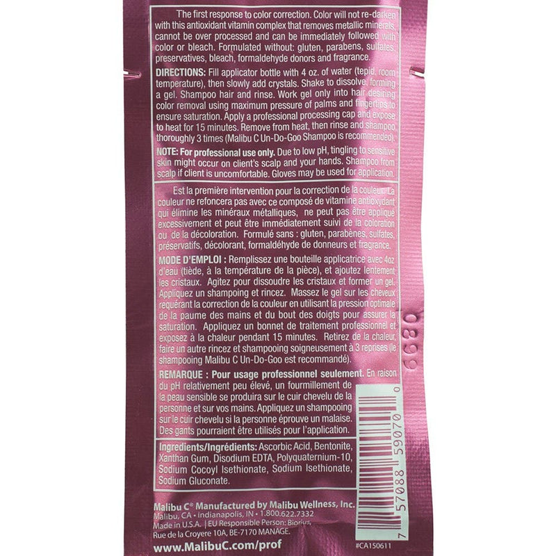 Malibu C Colour Pigment Remover 20g x 6pc