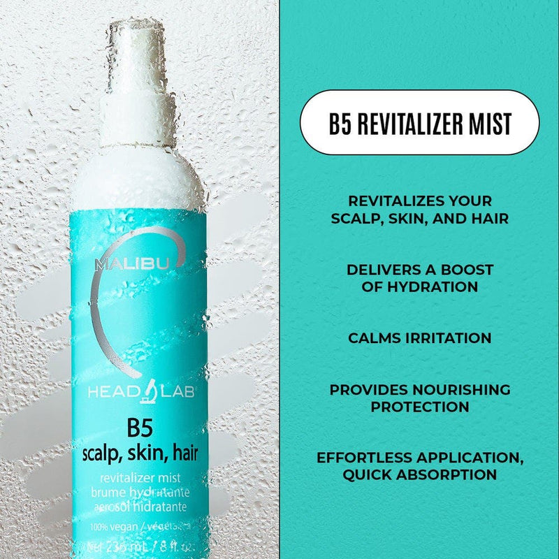 Malibu C Head Lab B5 Scalp, Skin and Hair Revitaliser Mist 236ml