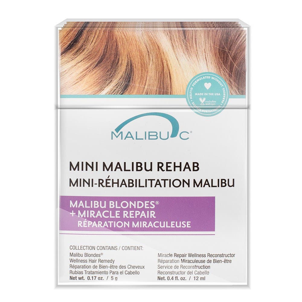 Malibu C Mini Malibu Rehab Malibu Blondes + Miracle Repair Blonde x12pc