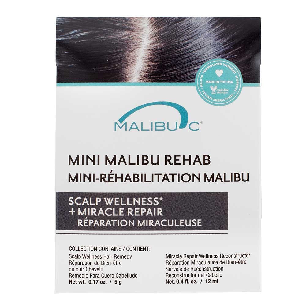 Malibu C Mini Malibu Rehab Scalp Wellness 5g + Miracle Repair Cooling 12ml