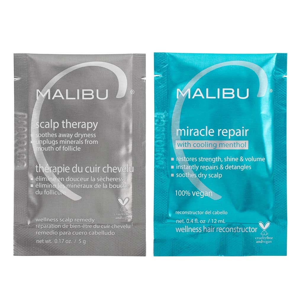 Malibu C Mini Malibu Rehab Scalp Wellness 5g + Miracle Repair Cooling 12ml