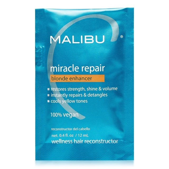 Malibu C Miracle Repair BLONDE Enhancer 12ml x 1 Sachet Only