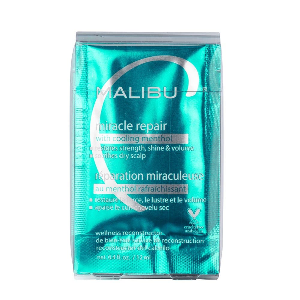 Malibu C Miracle Repair With COOLING Menthol 12ml x 12 Sachets