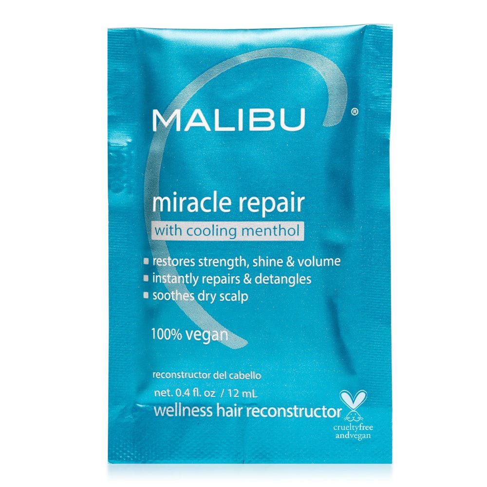 Malibu C Miracle Repair With COOLING Menthol 12ml x 1 Sachet Only
