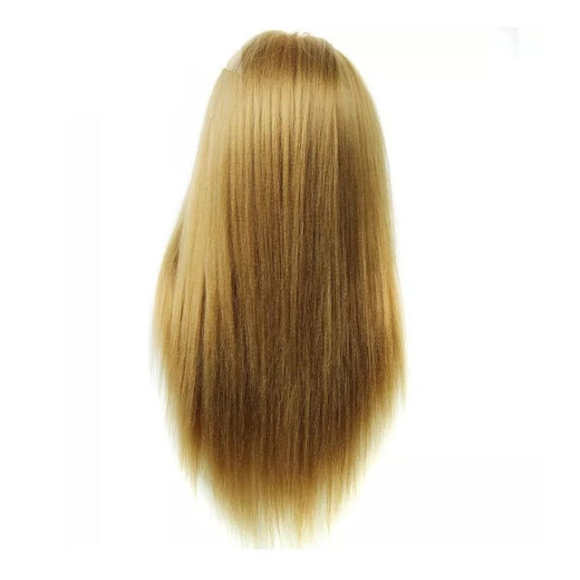 Mannequin Head Warm Blonde Synthetic Hair 60 cm / 24"