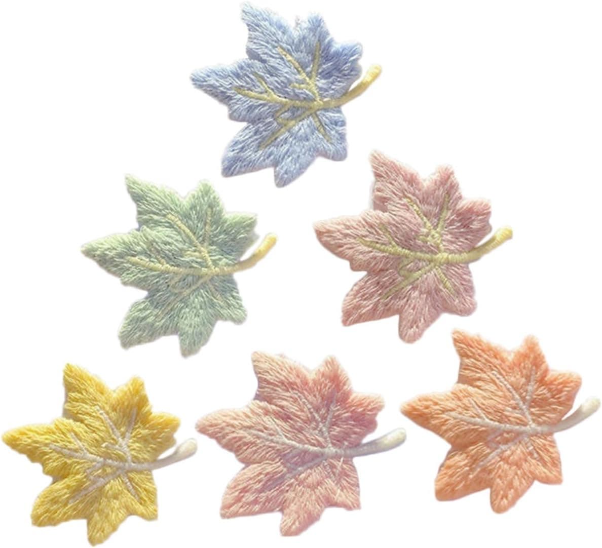 Maple Leaf Hair Barrettes Elegant Snap Hair Clips 2pk