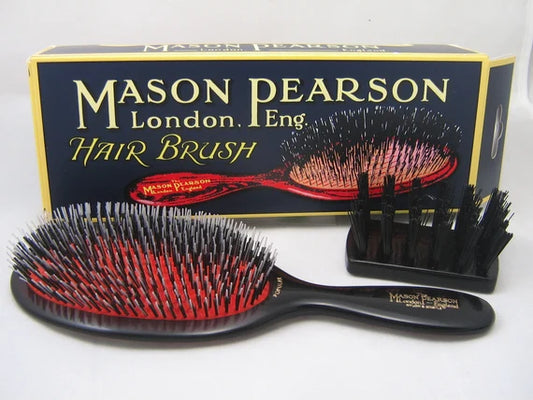 Mason Pearson Popular Bristle & Nylon BN1 - Dark Ruby Black