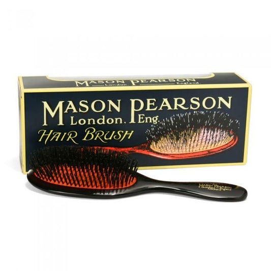 Mason Pearson Pure Boar Bristle - Pocket B4 Dark Ruby/Black B4