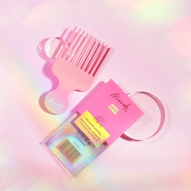Mermade Afro Comb - Pink