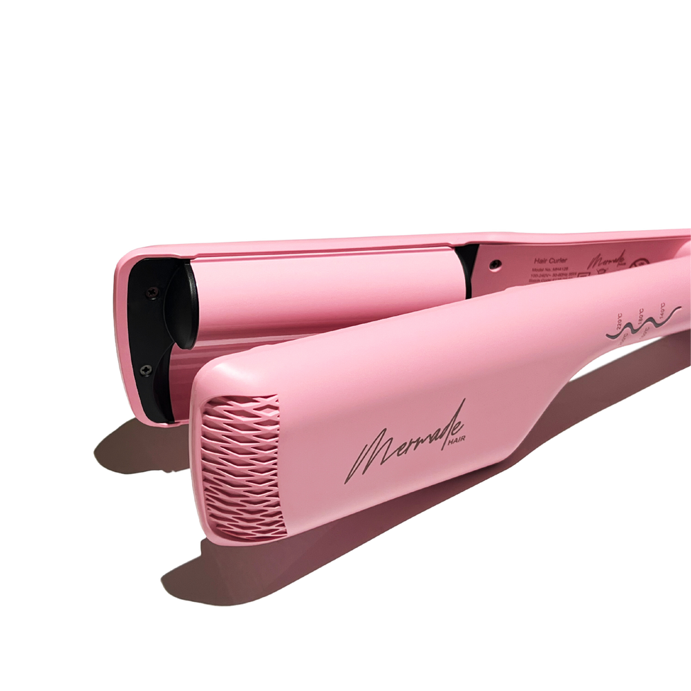 Mermade Double Waver MAX, Jumbo 32mm Double Barrel - Pink