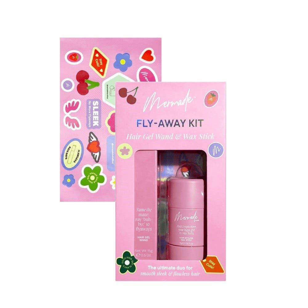 Mermade Fly-away Kit Hair Gel Wand & Wax Stick