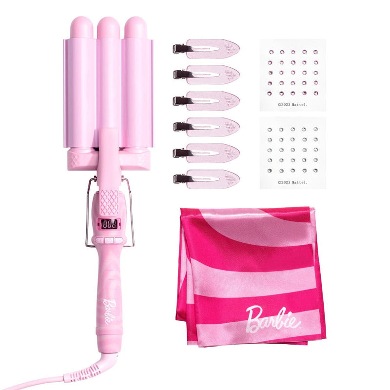 Mermade Hair Barbie Wavy Kit - Triple Barrel Hair PRO Waver 32mm