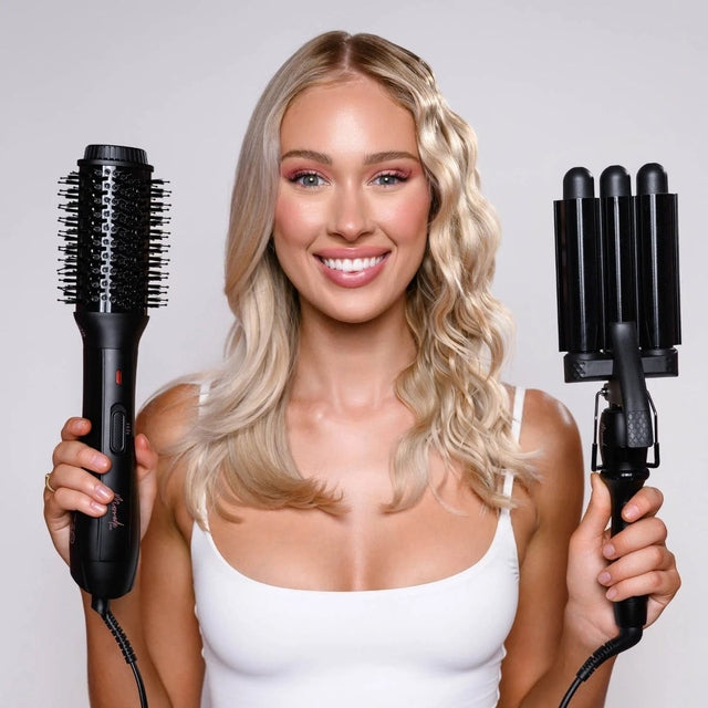 Mermade Hair Blow Dry Brush - Sleek Black #3047