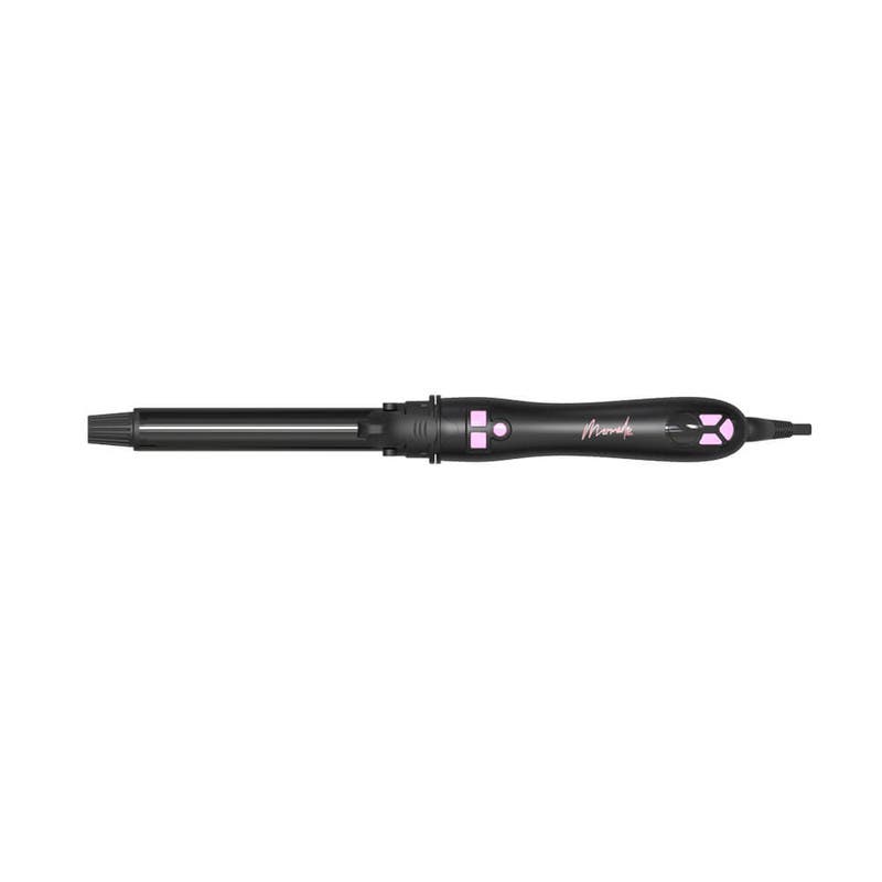Mermade Hair Spin Curler Black 25mm - Rotating curling wand