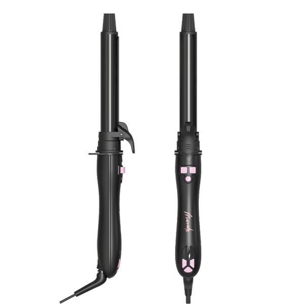 Mermade Hair Spin Curler Black 25mm - Rotating curling wand