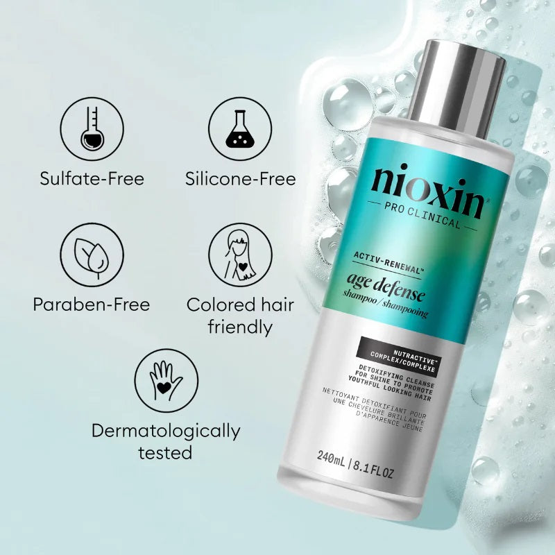 Nioxin Activ-Renewal Age Defense Shampoo 240ml