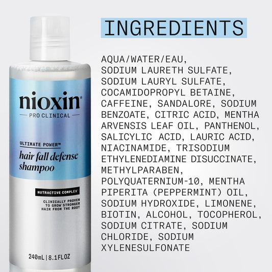 Nioxin Hair Fall Defense Shampoo 240ml
