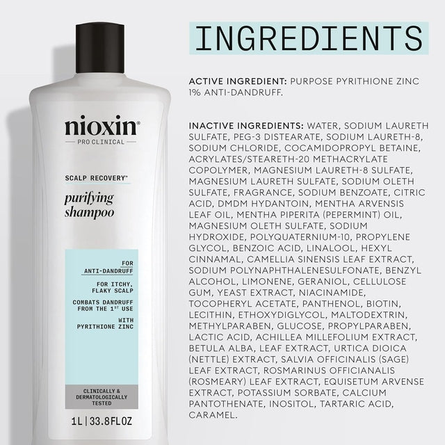 Nioxin Scalp Recovery Purifying Shampoo 1L